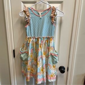 Matilda Jane Blue and Pink Kids Dress